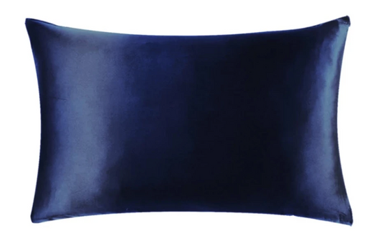 Image Title THIS IS SILK - Navy Blue SILK PILLOWCASE (22 momme)